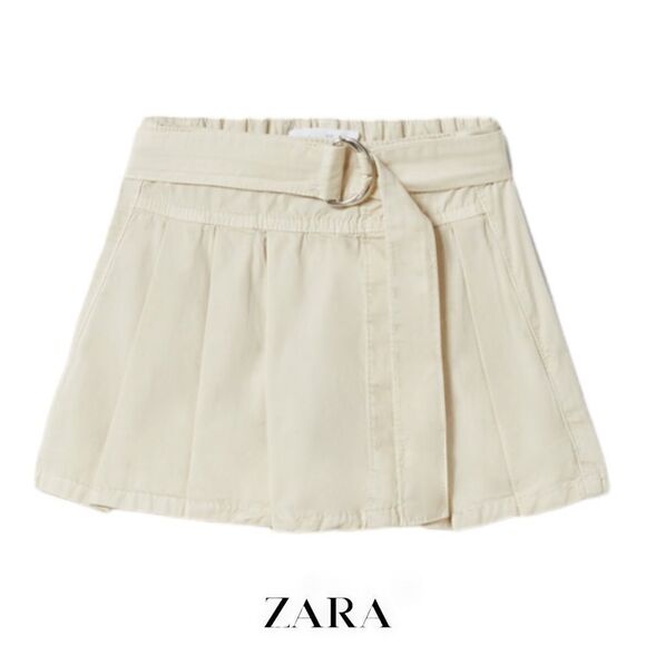ZARA Kids | Beige | PLEATED SKORT - Picture 1 of 6